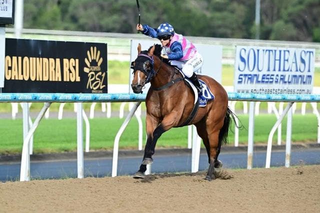 Mio Sorrento loving the Sunshine Coast Poly Track
